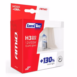 AMiO 02102 Bulb, spotlight H3 55W PK22s Halogen VAUXHALL: Corsa Mk3, Astra Mk5 Sport Hatch, Vectra Mk1 Saloon, VOLKSWAGEN: Golf 4, Bora Saloon