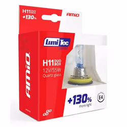 AMiO 02105 Bulb, spotlight H11 55W PGJ19-02 Halogen