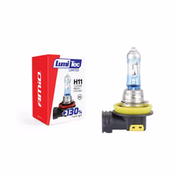 Light Bulbs; AMiO; LumiTec Limited; H11 55 PGJ19-2 Halogen transparent, light blue; for AUDI, MERCEDES-BENZ, VOLKSWAGEN, FOR ...
