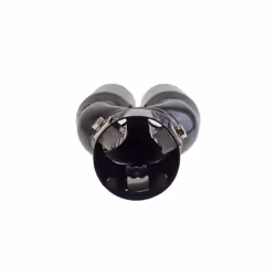 AMiO MT 004B 02194 Tailpipe 63(x2), 60 dark V Shape Stainless Steel 215