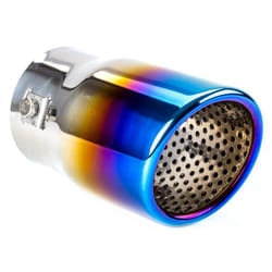 AMiO MT 017BLC 02197 Tailpipe 76 blue Stainless Steel 130, 100 63