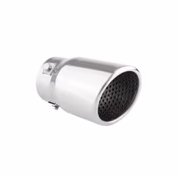 Tailpipe; AMiO; MT 017; 62 straight, round Stainless Steel 43