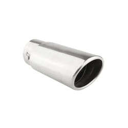 AMiO MT 020 02349 Tailpipe 86 straight, oval Stainless Steel 165, 150 63