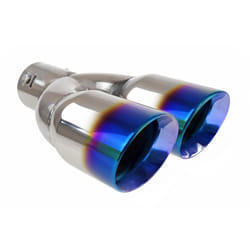 AMiO MT 022BLC 02354 Tailpipe blue V Shape Stainless Steel