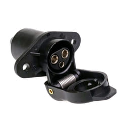 AMiO 02388 Towbar Socket 3 black caravans with lid