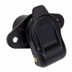 AMiO 02388 Towbar Socket 3 black caravans with lid
