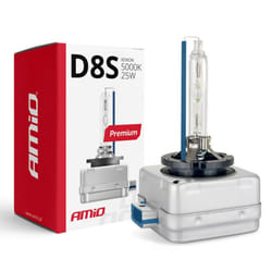 AMiO 02395 Bulb, spotlight D8S 12V 25W 5000K Xenon VOLKSWAGEN: CADDY 4 Kasten, Touareg II, Amarok Pickup, FORD: Ranger Mk3