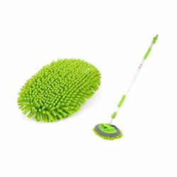 Cleaning Brush; AMiO; telescopic Plastic Aluminium grey/red 1200, 2000 Cotton Mix