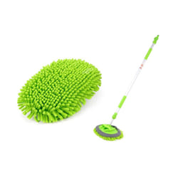 AMiO 02398 Cleaning Brush telescopic Plastic Aluminium grey/red 1200, 2000 Cotton Mix