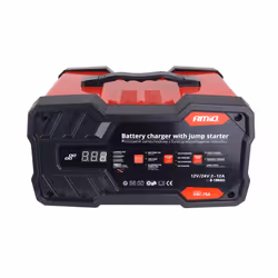 AMiO 02400 Battery Charger with jump starter 12 12, 24