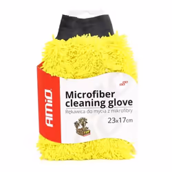 Car wash mitt; AMiO; 230 170 Microfibre yellow
