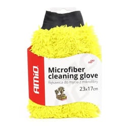 AMiO 02517 Car wash mitt 230 170 Microfibre yellow