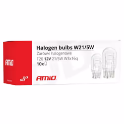 AMiO 02552 Light Bulbs 12 21, 5 T20 21/5W W3x16q VAUXHALL: Astra Mk6, Astra Mk6 Kombi, Corsa Mk3, MAZDA: 3 Hatchback, CX-9, 2 Hatchback