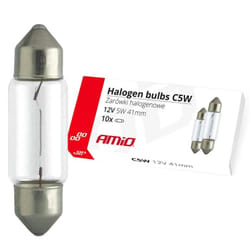 AMiO 02554 Bulb 12 5 C5W S8,5d 41 Interior Trim, outer, Licence Plate Light FORD: MONDEO 4 Turnier, Transit Mk6 Van, Transit Custom V362 Van