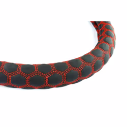 AMiO SWC-23-M 02560 Steering wheel cover black 37-39 Leatherette