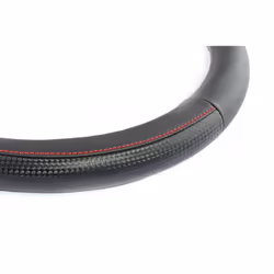 AMiO SWC-28-M 02565 Steering wheel cover black 37-39 Leatherette