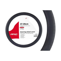 AMiO SWC-31-M 02568 Steering wheel cover black 37-39 Leatherette