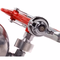 AMiO 02629 Spray Gun Aluminium 2 pneumatic 1.5 HVLP
