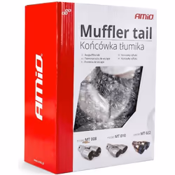 AMiO MT 022 02646 Tailpipe 76  Stainless Steel 240, 220 62