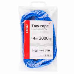 AMiO TW-2T 02655 Tow ropes 4 2 with hook