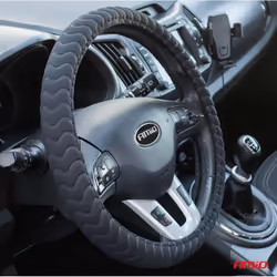 AMiO SWC-32 02805 Steering wheel cover grey 37-39