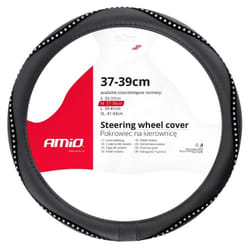 AMiO SWC-34 02807 Steering wheel cover black 37-39