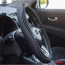 AMiO SWC-34 02807 Steering wheel cover black 37-39