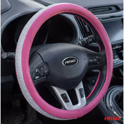 AMiO SWC-36 02809 Steering wheel cover light pink 37-39