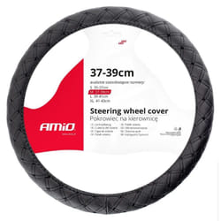 AMiO SWC-41 02814 Steering wheel cover black 37-39