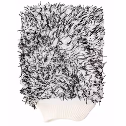 Car wash mitt; AMiO; 18 Microfibre white