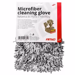 AMiO 02870 Car wash mitt 18 Microfibre white