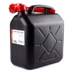 AMiO 02888 Jerrycan 10 Plastic Petrol, Diesel black UN: 3H1/Y/150/17/EN, COBRO 1177/FGB