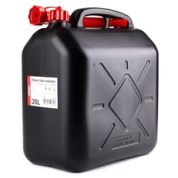 AMiO 02889 Jerrycan 20 Plastic Petrol, Diesel black UN: 3H1/Y/150/17/EN, COBRO 1177/FGB