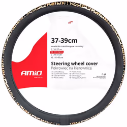 Steering wheel cover; AMiO; 37-39 printed design