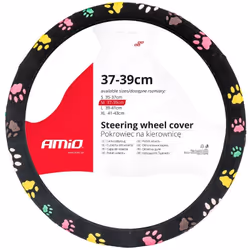 Steering wheel cover; AMiO; SWC-45; 37-39 printed design