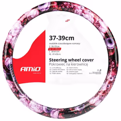 Steering wheel cover; AMiO; SWC-47; 37-39 printed design