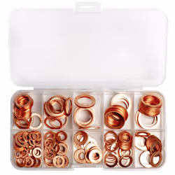 Oil Drain Plug Gasket; AMiO; Copper