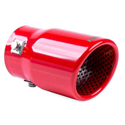 AMiO 017 03168 Tailpipe red straight, oval Stainless Steel