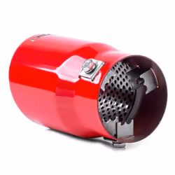 AMiO 017 03168 Tailpipe red straight, oval Stainless Steel