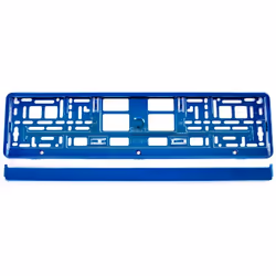 Number plate holder; AMiO; Coated frameless