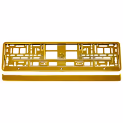 Number plate holder; AMiO; Coated frameless