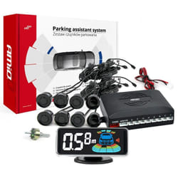 AMiO LED-GRAF 3D 03191 Parking assist system with drill bit Front and Rear with sensor, with mounting manual 8