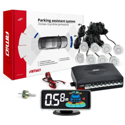 AMiO LED-GRAF 3D 03193 Parking assist system with drill bit Front and Rear with mounting manual 8
