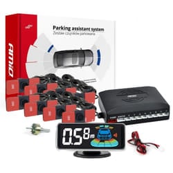 AMiO LED-GRAF 3D 03196 Parking assist system with drill bit Front and Rear with mounting manual 8
