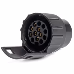 Towbar Socket; AMiO; 12 black caravans