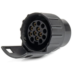 AMiO 03211 Towbar Socket 12 black caravans