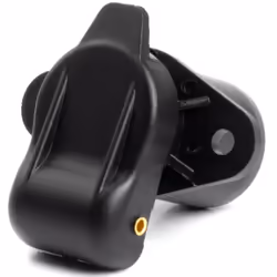 AMiO 03212 Towbar Socket 3 black caravans, tractor with lid