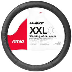 AMiO SWC-50 03559 Steering wheel cover black 44-46 Leather