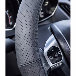 AMiO SWC-50 03559 Steering wheel cover black 44-46 Leather