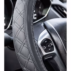 AMiO SWC-51 03563 Steering wheel cover black 41-43 Leather